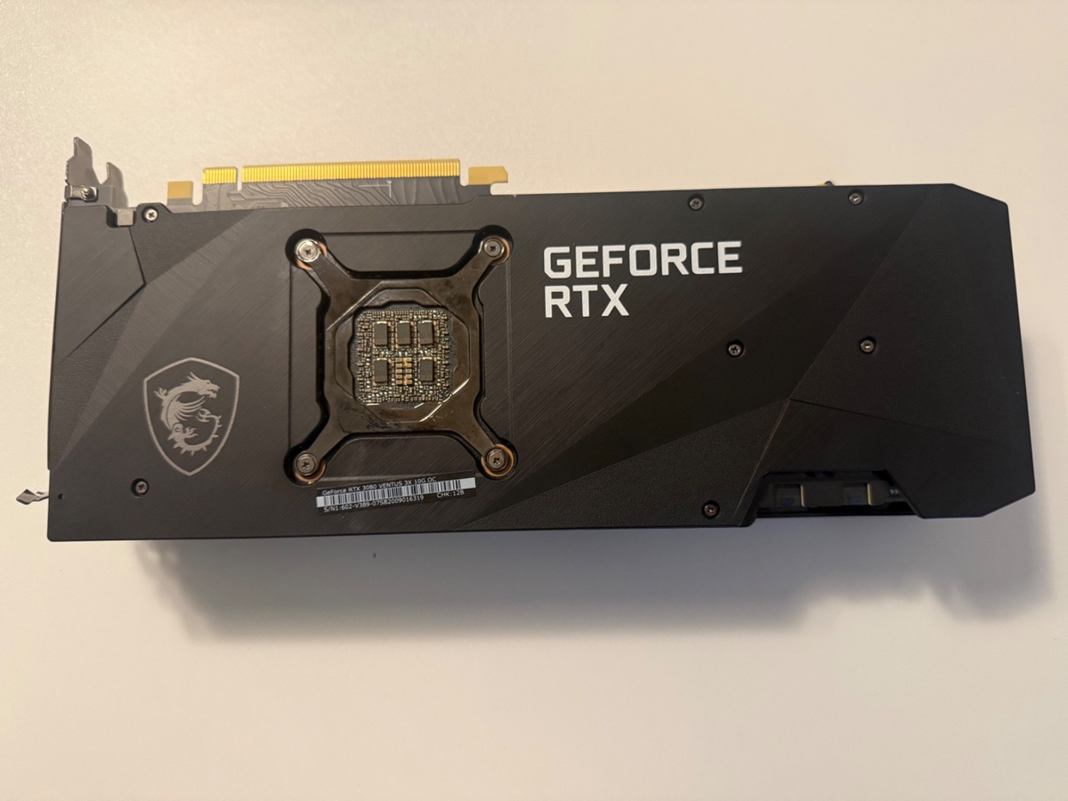 MSI RTX 3080 Ventus 3X 10G OC – 10GB GDDR6X – Detected - Defective