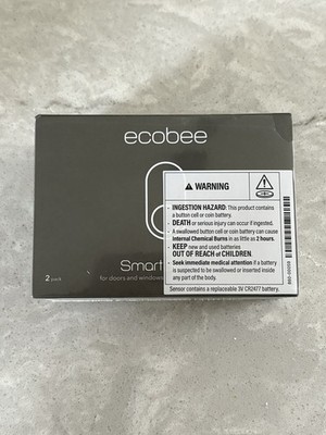 ecobee SmartSensor for Doors and Windows - Pack of 2 (EB-DWSHM2PK-01)