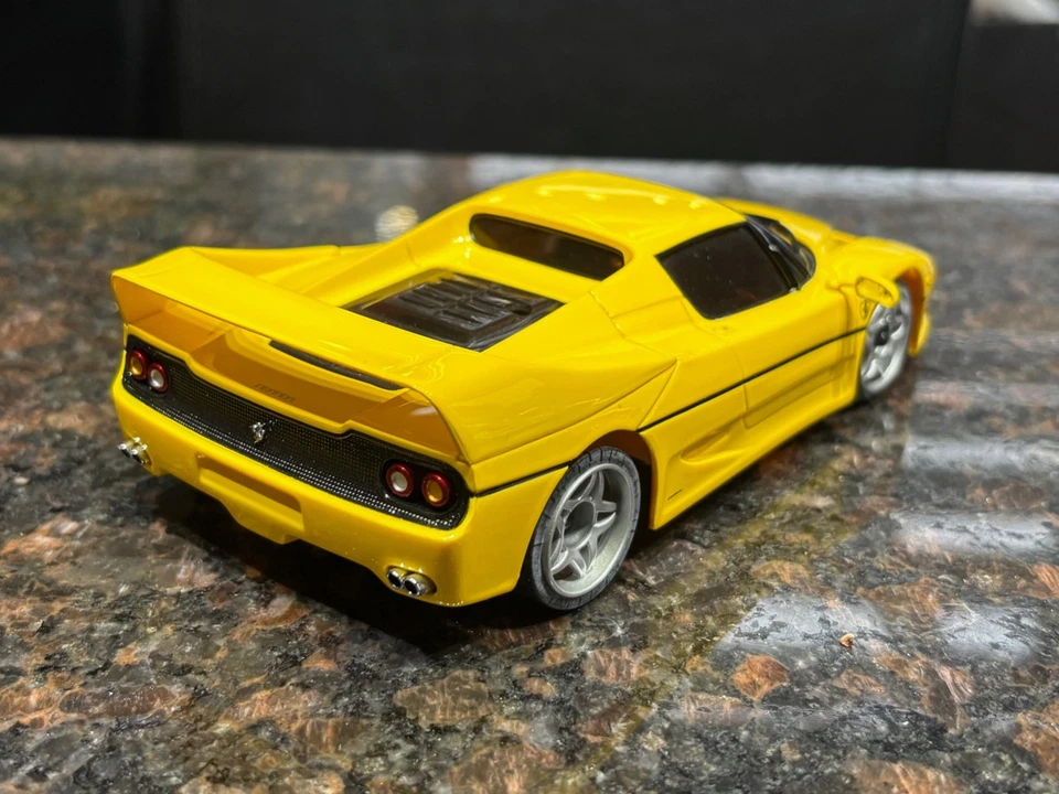 Kyosho Mini-Z ASC Auto Scale Ferrari F50 Yellow MZP341Y - Image 4 of 4