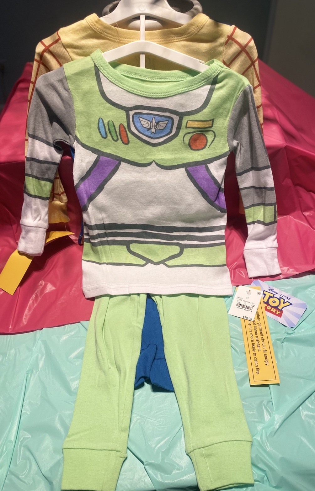 Disney Pixar Toy Story Adventures Little Sleepies Two-Piece PJ Set Size 2T