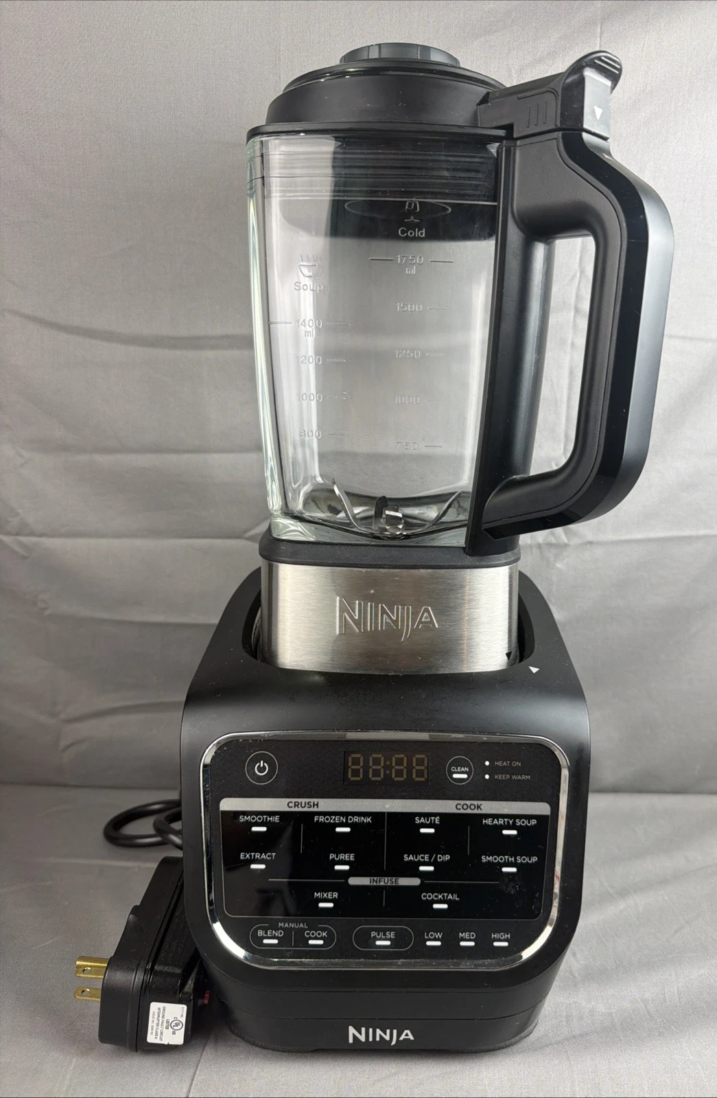 Ninja Foodi Blender Cold & Hot Auto-IQ + Heat HB100 Great Used Working Condition
Opens in a new wind