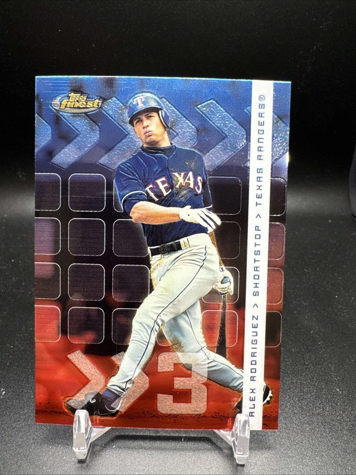 2002 Finest Base Set #54 Alex Rodriguez