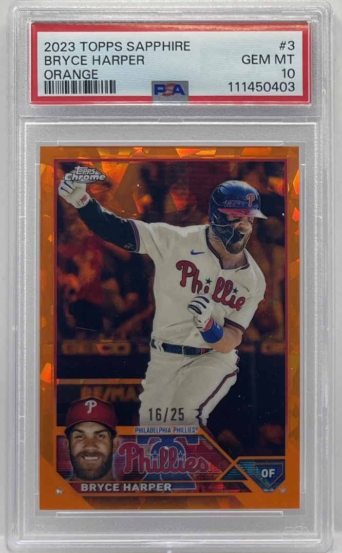Bryce Harper Baseball Grade 10 Sports Trading Cards & Accessories