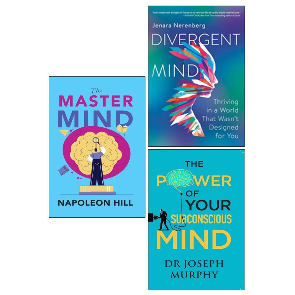 Power of Your Subconscious Mind,Divergent Mind,The Master Mind 3 Books Set