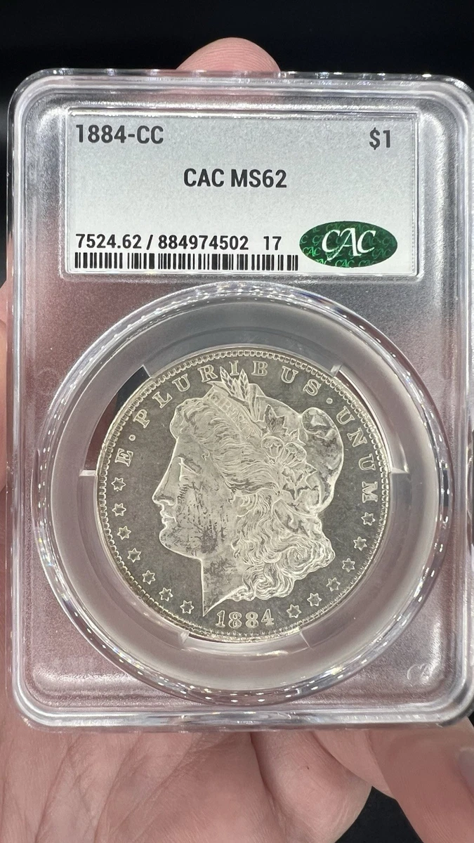 1912年 リオ・グランデの風景！PCGS MS62 シルバー希少！ Carson City Grade MS 62 1884 Year Morgan US Dollars (1878-1921