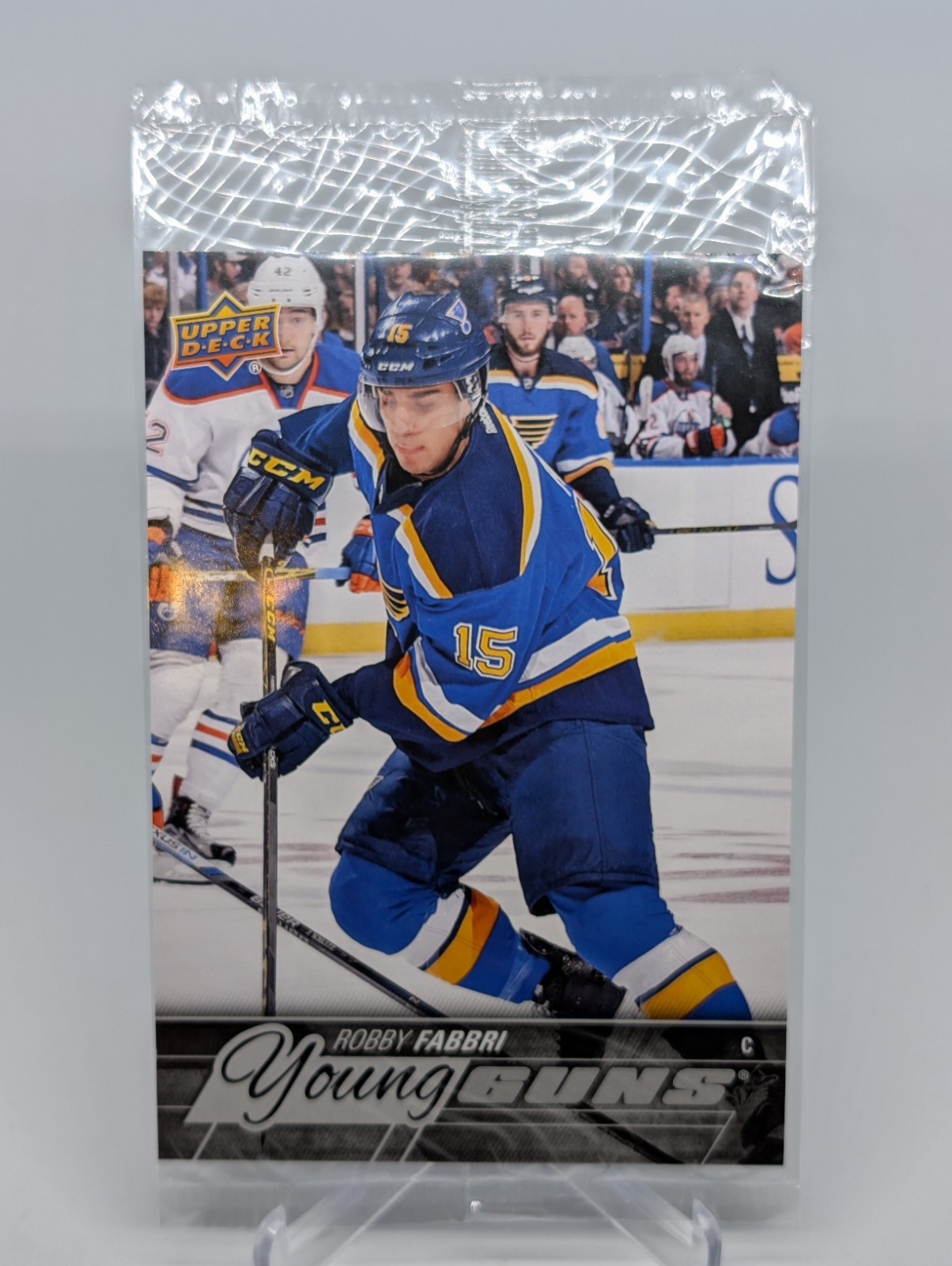 2015-16 Upper Deck Oversized Young Guns Robby Fabbri #229 Rookie RC Jumbo STL