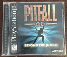 Pitfall 3D Sony PlayStation 1 PS1 PSOne Black Label Complete Game!