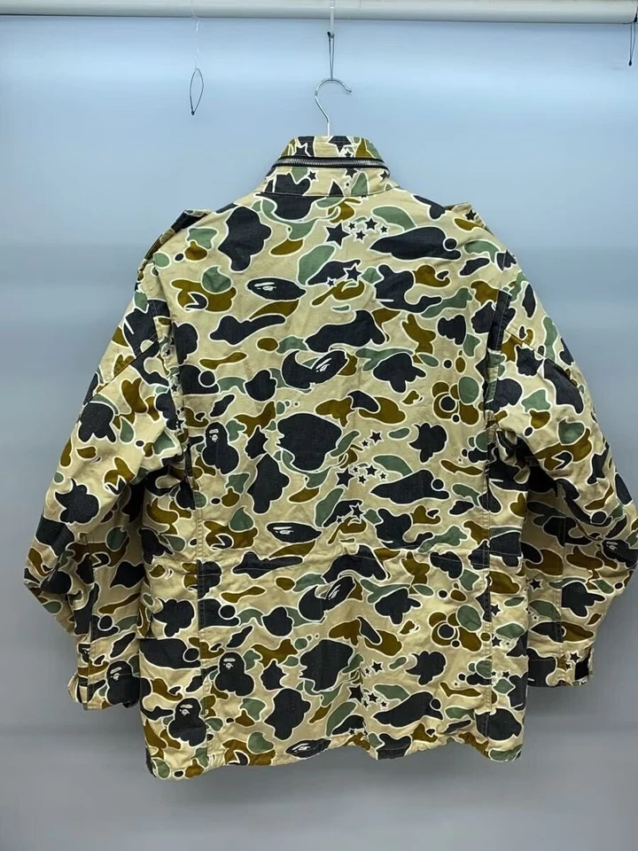 Bape OG Psyche Sta Camo M65 MIlitary Jacket VTG Nigo Era Size XL - Image 2 of 4