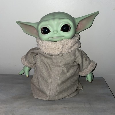 NEW Star Wars Mandalorian Grogu Child Baby Yoda Poseable Doll w/ Bag | Soft Body