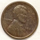 1922 Weak D Lincoln Cent