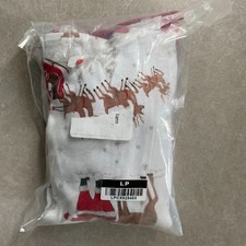 Pottery Barn Kids Heritage Santa Holiday 2 pc Pajama Set Organic Cotton Unisex