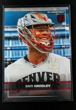 Sam Handley 2025 Premier Lacrosse League Fieldside PLL #28 Red Foil #03 /25