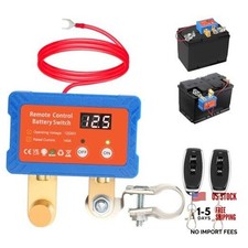 Remote Battery Disconnect Switch 12V/24V 140A with Led Voltage Display, Anti