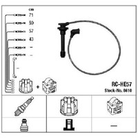 ZüNdleitungssatz FüR Honda CRX ED EE 1.6 89 Bis 92 NGK B16A1 B16A2