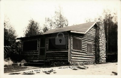 Geo. C. Remode Resort Hubbard Lake MI Alcona Co RPPC Photo Postcard COPY