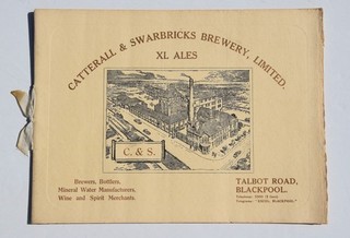 Catterall & Swarbrick's Brewery Blackpool. 20 Page Booklet. Undated.