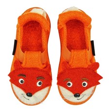 Nanga Fox 2.0 Kinder Hausschuh Slipper Wolle Latexsohle Barfussschuh Gr.23-36