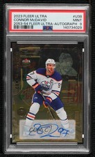2023-24 Upper Deck Fleer Ultra 2053-54 Connor McDavid #U-38 PSA 9 MINT Auto 7i2
