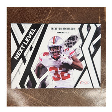 SAGE Next Level TreVeyon Henderson Ohio State Buckeyes #87 Football Base Set