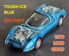 Hot Wheels Redlines MINT/NEAR MINT+ VTG ©1970 Mod Quad TOUGH ICE BLUE VERY MINTY