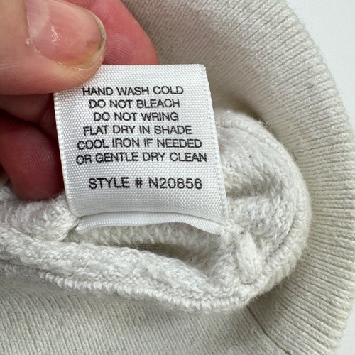 Naked Cashmere Full Zip Hoodie Sz S Cotton Cashmere Blend Off White Sweatshirt - Picture 8 of 12