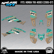Graphics Kit for Honda ATV TRX400EX (2005-2007) Split - TEAL