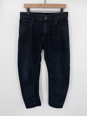 G-Star Raw Arc 3D Boyfriend Jeans Women s 27 Barrel Leg Dark Wash Blue Denim