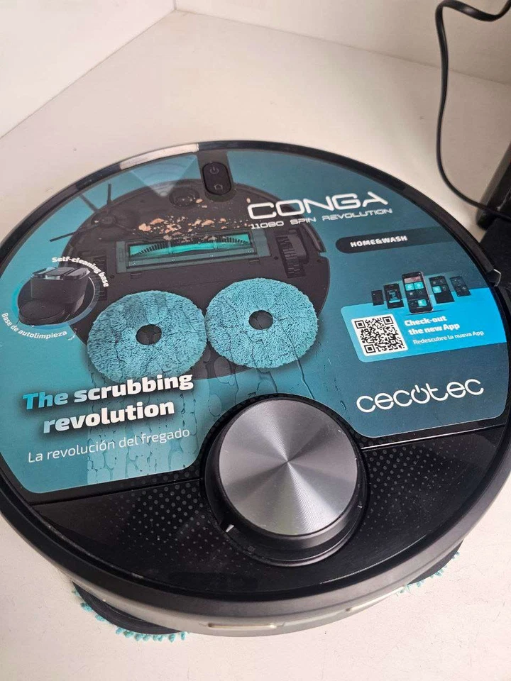 Cecotec Conga 11090 Spin Revolution Saugroboter, Schwarz - Bild 3 von 4