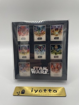 Star Wars Saga Movie Poster Pin Box Set Japan B 8 Pins Inrock Lucasfilm Unused