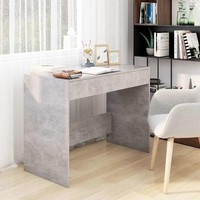 Schreibtisch Betongrau 101X50X76,5 Cm Holzwerkstoff