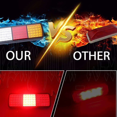 2x 75 LED Tail Lights Stop Indicator Reverse 12V Ute Trailer Caravan Truck Boat - Picture 12 of 12