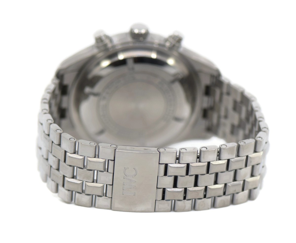 IWC Pilots Chronograph Stainless Steel Watch 3717