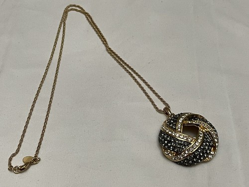 NEW: Nolan Miller's Luxe Living Knot Pendant with Chain, 28” Goldtone - Picture 9 of 12