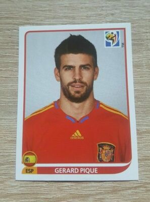  スペイン代表 プジョル 5番 2010年モデル Panini WM 2010 566 Gerard Pique Spain Espania Spanien World Cup 10