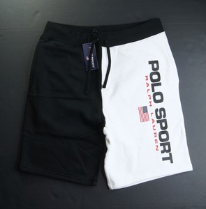 black polo sweat shorts