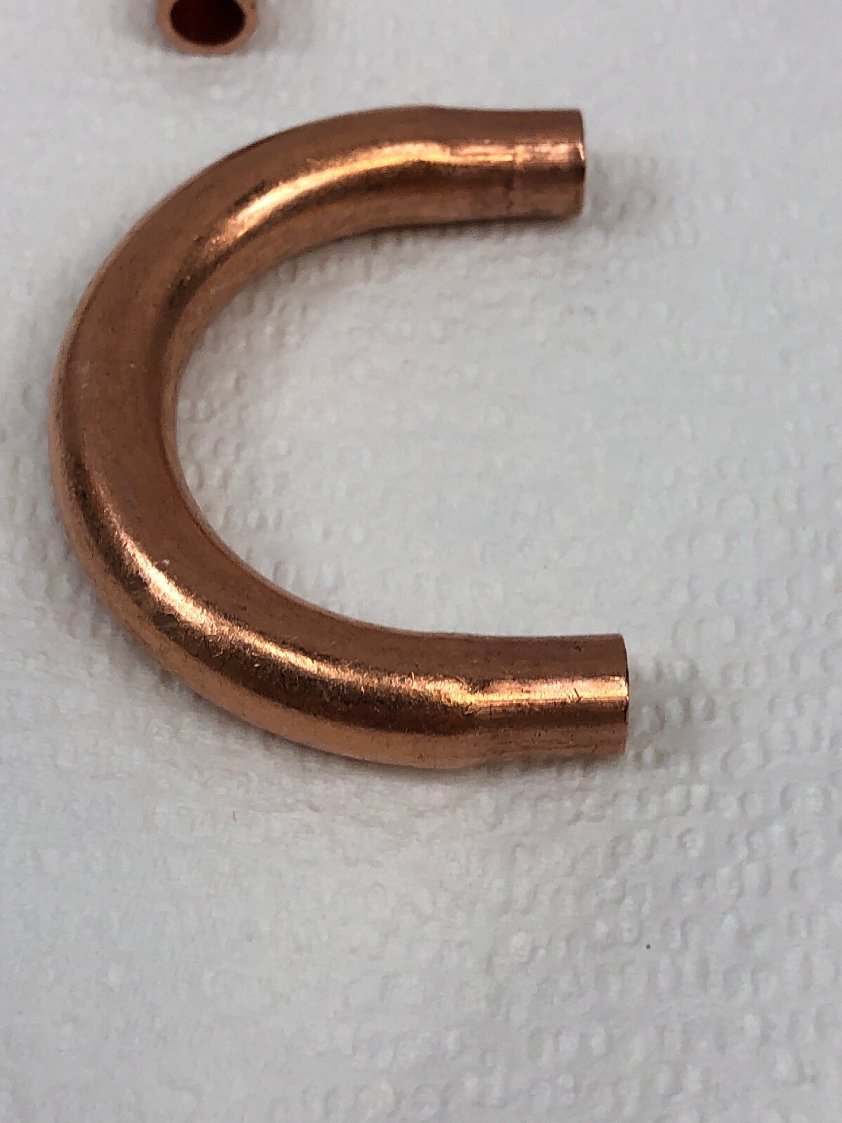  3/8" O.D. Copper Return Bend W 5/16" O.D. Male Ends--LOT OF 25