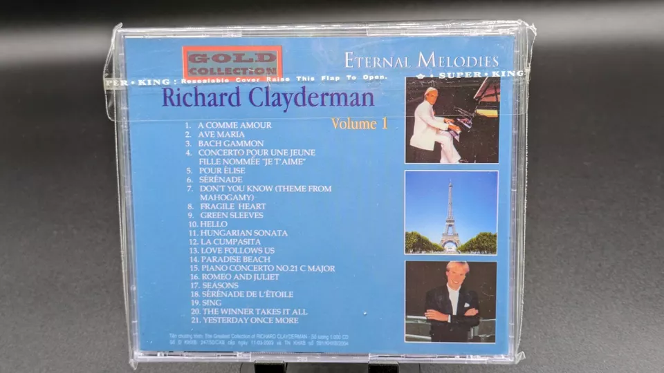 The Greatest Collection Of Richard Clayderman: Volume 1 - Eternal Melodies - New - Image 2 of 2