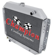 Kr Champion 3 Row All Aluminum Radiator For 1968 - 1979 Ford F-100 Coyote Engine Kr Champion 3 Row All Aluminum Radiator For 1968 - 1979 Ford F-100 Coyote Engine