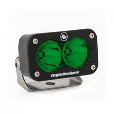 Baja Designs 540001GR Single S2 Sport Green Spot 5000K LED Light Pod 1130 Lumens
