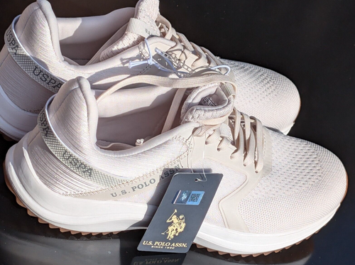 EE. UU. Polo Assn. Mujer Off White/Marfil Zapatillas Informales Reino Unido talla 7.5/US 10/EUR42 - Imagen 12 de 13