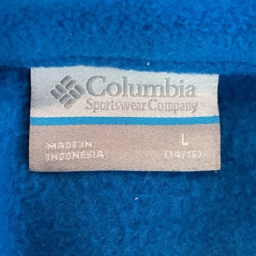 Columbia Kids Youth Fleece Jacket Zip Up Blue Size Large 14/16 - Picture 7 of 8