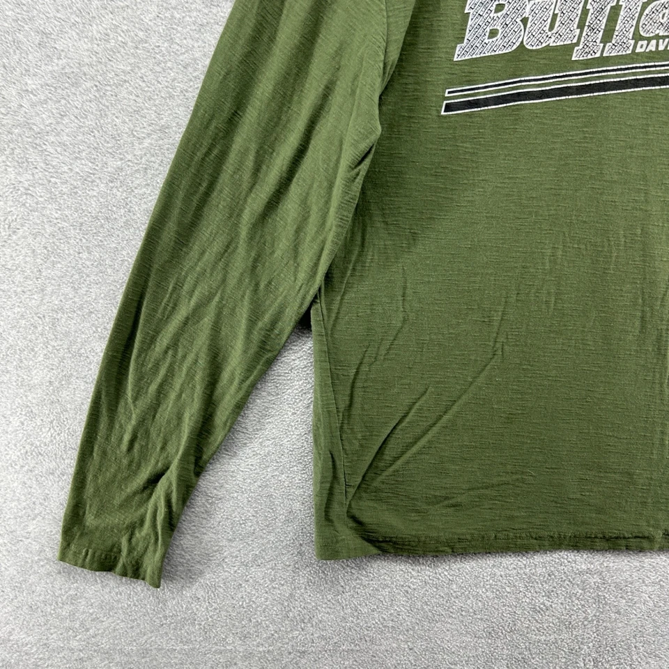 Buffalo David Bitton T Shirt Mens Size XL Green Long Sleeve Graphic Cotton V - Image 2 of 4