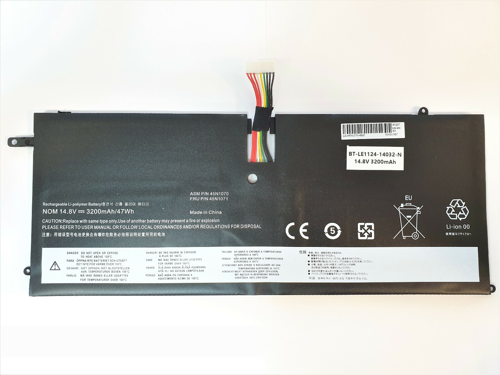 Batterie Lenovo ThinkPad X1 Carbon 3444-FGU premium haute durabilité