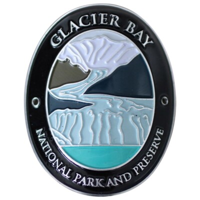 Glacier Bay Walking Stick Medallion - Alaska National Park Preserve Hiking Badge