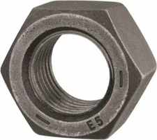 1-1/4 - 7 UNC Uncoated Steel Left Hand Hex Nut 1-7/8" Across Flats, 1-1/16" High