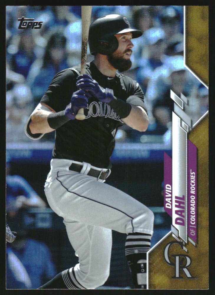 2020 Topps Gold Foil #233 David Dahl