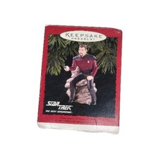 Hallmark Keepsake Ornament 1996 Star Trek The Next Generation William T Riker
