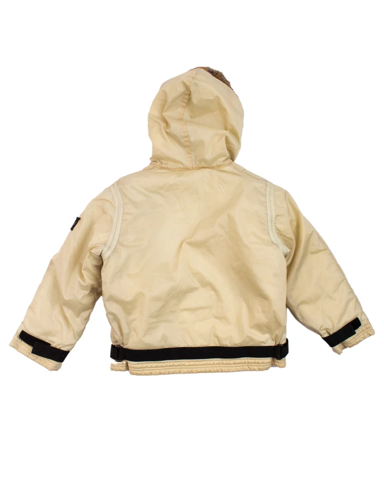 Chaqueta Parka Corta Con Capucha Clásica Vintage CP Company Niños Talla S/8 Años Foto 2 de 4