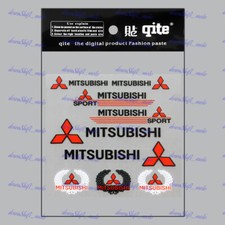 Car Door Window Laptop Case Vinyl Decal Sticker For Mitsubishi - 8pcs Set Car Door Window Laptop Case Vinyl Decal Sticker For Mitsubishi - 8pcs Set