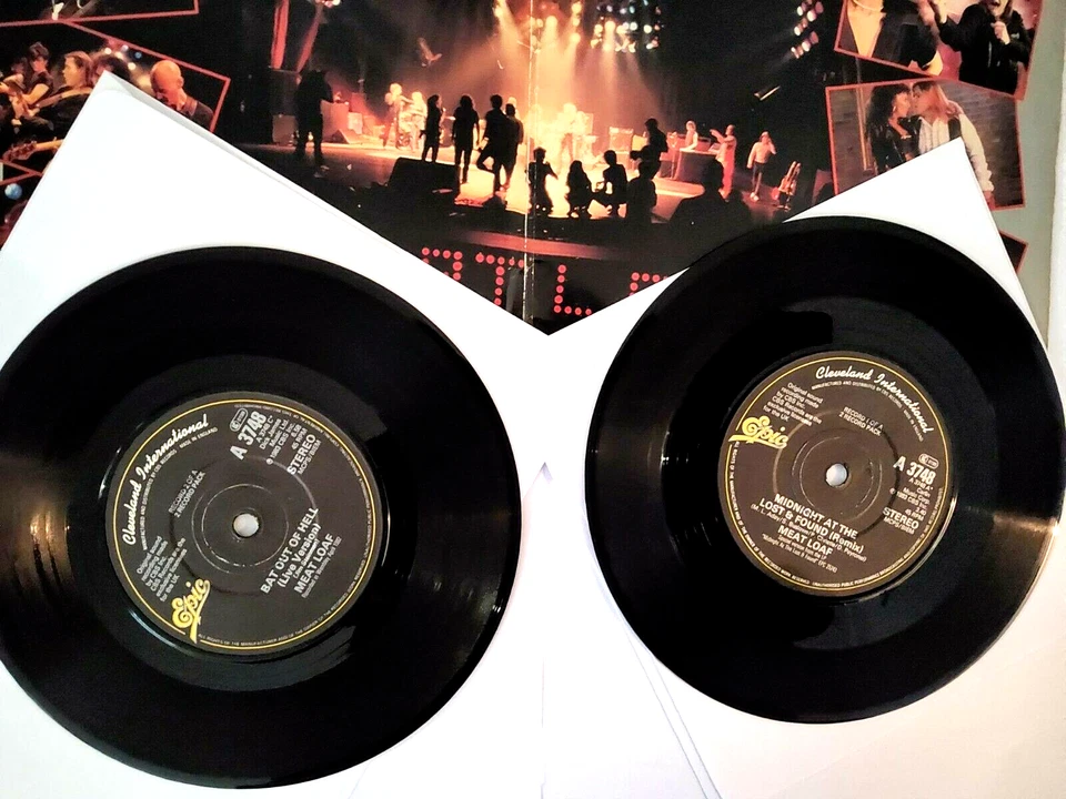 Meat Loaf Midnight at the Lost and Found 2 x 7" vinyl Gatefold P/S vinyl record - Image 2 of 4